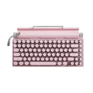 Classic Typewriter Bluetooth Keyboard with Stand Pink 1 | The PNK Stuff