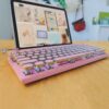 Classic Typewriter Bluetooth Keyboard with Stand Pink 7 | The PNK Stuff