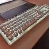 Retro Typewriter Bluetooth Keyboard 2 - Pink