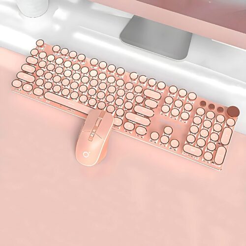 Retro Typewriter Keyboard and Mouse Set 2 Cream 1 1 | The PNK Stuff