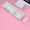 Retro Typewriter Wireless Keyboard and Mouse Set