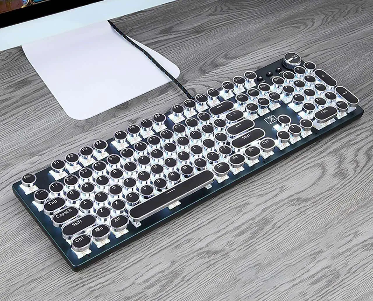 Retro Typewriter Wired Keyboard | The PNK Stuff